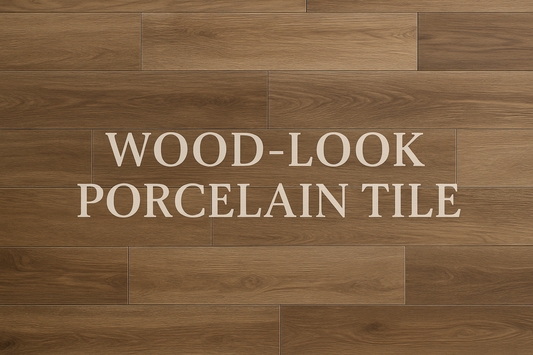 wood-look porcelain tiles